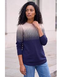 Roman - Sparkly Colour Block Knitted Jumper - Lyst
