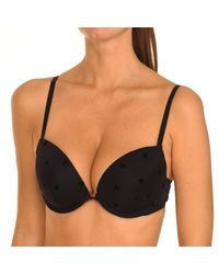 Guess - Padded Underwired Bra With Microtulle Sides O0Bc18Ka7Q0 - Lyst