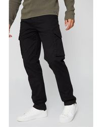 Threadbare - 'Drill' Cotton Cargo Trousers With Stretch - Lyst