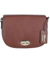 Ashwood Leather - 'Stellia' Real Crossbody Bag With Twist Lock - Lyst