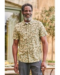 Mountain Warehouse - Tropical Printed Short Sleeve Shirt 100% Cotton Chest Pocket Holiday Top - Lyst