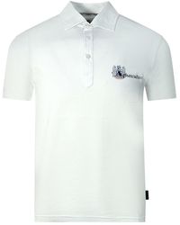 Aquascutum - Aldis Brand London Logo Polo Shirt Cotton - Lyst
