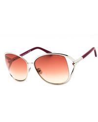 Tom Ford - Marta Shiny Palladium Sunglasses - Lyst