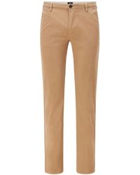 BOSS - Broek Rice 1-d In Beige - Lyst