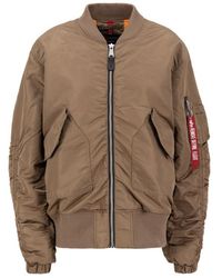 Alpha Industries - Cwu Ma-1 No Cords Bomber Jacket - Lyst