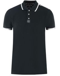 Aquascutum - Branded Shoulder Tipped Polo Shirt - Lyst
