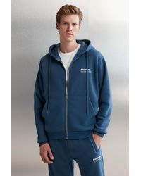 Grimelange - Oversized Hooded Logo Zip Sweatshirt - Lyst