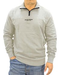 Weekend Offender - Sweatshirt Quarter Zip Pullover Long Sleeve Top - Lyst