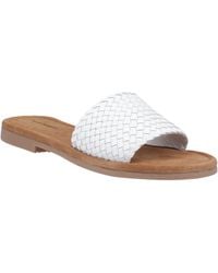 Hush Puppies - Hetty Slide Leather Sandals - Lyst