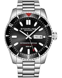 Stuhrling - Swiss Automatic Datemaster Heritage 1004 44Mm Watch - Lyst