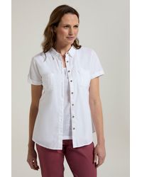 Mountain Warehouse - 'Coconut' Shirt Cotton Short Sleeve Breathable Everyday Top - Lyst