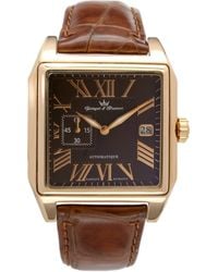 Yonger - Dial Leather Roman Numerals Watch - Lyst