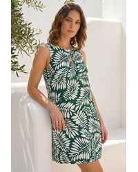 Roman - Petite Button Shift Dress - Lyst