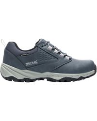 Regatta - Ladies Amble Synthetic Leather Waterproof Walking Shoes (Storm/Powder Lilac) - Lyst