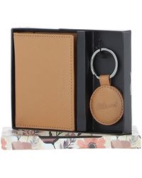 Ashwood Leather - Elegant Real Card Holder & Key Ring Set - Lyst