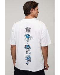 BoohooMAN - Oversized Buzz Toy Story License Print T-Shirt - Lyst