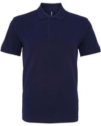 Asquith & Fox - Plain Short Sleeve Polo Shirt Cotton - Lyst