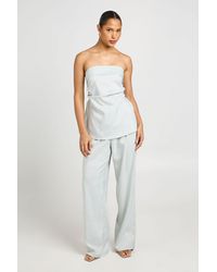 Boohoo - Marl Mid Rise Tailored Trouser - Lyst