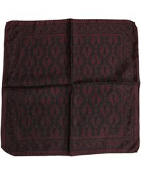 Dolce & Gabbana - Printed Square Foulard Scarf Silk - Lyst