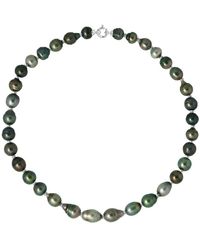 Ateliers Saint Germain - Necklace Real Cultured Tahiti Pearls Circled 9-10 Mm - Lyst