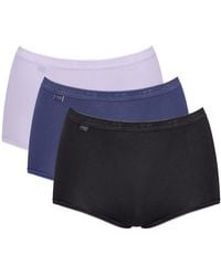 Sloggi - Basic+ Maxi 3 Pack Briefs - Lyst
