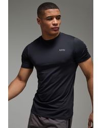 BoohooMAN - Active Regular Fit Performance T-Shirt - Lyst