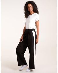 Blue Vanilla - Side Stripe Elastic Waist Trousers - Lyst