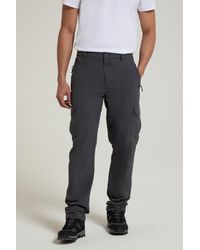 Mountain Warehouse - 'Explore' Trousers With Multiple Pockets Hook & Loop Closure Quick Dry Pants Polyamide - Lyst
