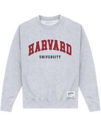 Park Fields - Harvard University Script Heather Sweatshirt Cotton - Lyst