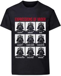 Star Wars - Adult Expressions Of Vader T-Shirt Cotton - Lyst