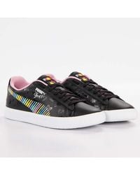PUMA - Clyde X Bradley Theodore Zwarte Leren Veterschoenen 369555 01 - Lyst