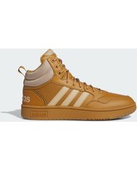 adidas - Hoops 3.0 Mid Lifestyle Basketball Classic Fur Lining Winterized Shoes - Lyst