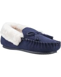 Hush Puppies - Agnes Suede Slippers - Lyst