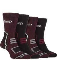 Jeep - 4 Pack Warm Thermal Boot Socks For Winter - Lyst