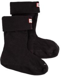 HUNTER - Short Fleece Welly Socks - Lyst