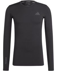adidas - Long Sleeve Performance Gym Top - Lyst