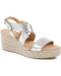 Jones Bootmaker - Romilly Leather Wedge Heeled Espadrilles - Lyst