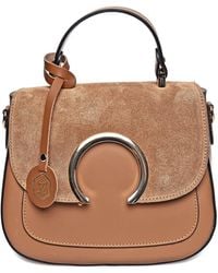 Luisa Vannini - Bruin Rundleer Tas - Lyst