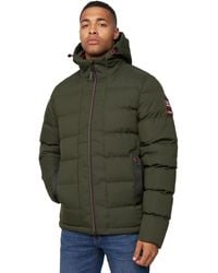 Crosshatch - Kampnew Embossed Jacket (Dark) - Lyst