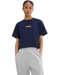 Ellesse - Ladies Silinto 2 Crop T-Shirt Cotton - Lyst