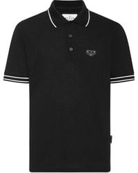 Philipp Plein - Jacquard Poloshirt Met Monogram - Lyst