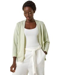 Roman - Shimmer Detail Shrug Cardigan - Lyst