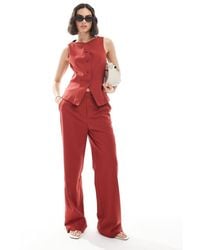 Miss Selfridge - Tailored Straight Leg Trouser Co-Ord - Lyst