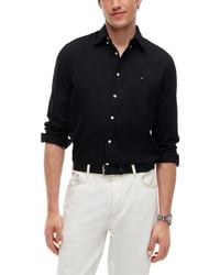 Tommy Hilfiger - Shirts Slim Fit Oxford Long Sleeve Casual Cotton Formal Top - Lyst