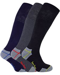 Sock Snob - 6 Pack Long Knee High Work Socks For Steel Toe Boots - Lyst