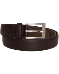 Barneys Originals - Faux Leather Belt Imitation Leather - Lyst