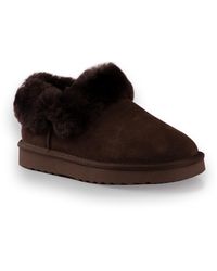 Aus Wooli - Australia Sheepskin Wool Coogee Traditional Ankle Slippers - Lyst