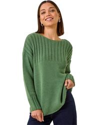 Roman - Yoke Stitch Detail Jumper - Lyst