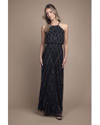 Oasis - Sleeveless Sequin Maxi Bridesmaid Dress - Lyst