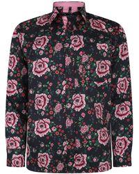 KAM Jeanswear - Kam Printed Big & Tall Cotton Check Shirt - Lyst